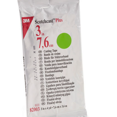 Cast Tape 3M Scotchcast Plus 3 Inch X 12 Foot Fiberglass / Resin Bright Green Box of 10 EA,  Packaging Type- Box