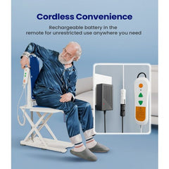 ax07 lightweight waterproof electric bath floor lift chair