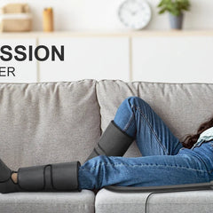 nekteck foot legs air compression massager calf wraps massage for blood circulation and relaxation physical massage boot