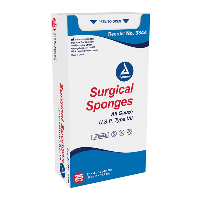 dynarex sponges pads sterile non sterile