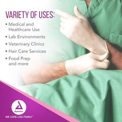 dynarex sterile latex surgical gloves powder free 50pairs 4cs