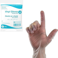 dynarex vinyl gloves in a bag powder free