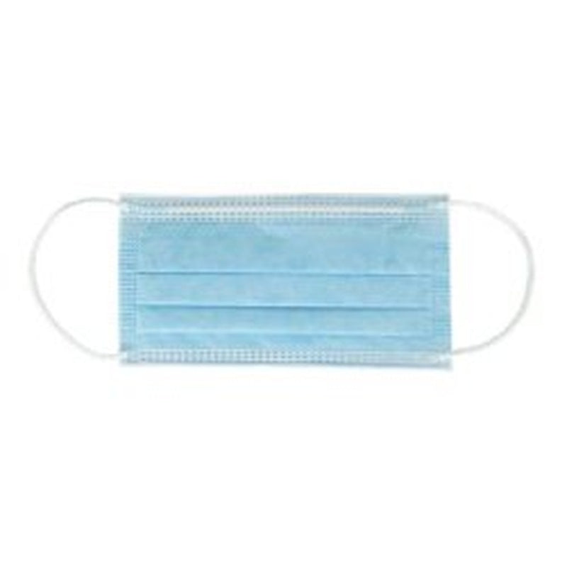 Surgical Mask FluidShield Anti-fog Foam ASTM Level 3 Tie Closure One Size Fits Most, Packaging Type- Box