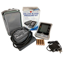 deluxe perfect measure blood pressure kit w 2 cuffs