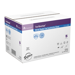 dynarex true advantage nitrile exam gloves powder free 100bx 10cs
