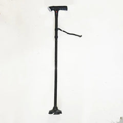 Collapsible Telescopic Folding Cane Elder Cane LED With alarm Walking Trusty Sticks Elder Crutches for Mothers the Elder Fathers   All Care Store
