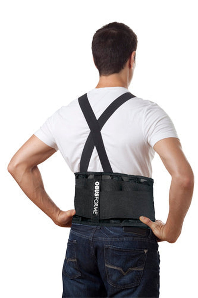 Back Belt unisex  Medium/large Black  Obusforme   All Care Store