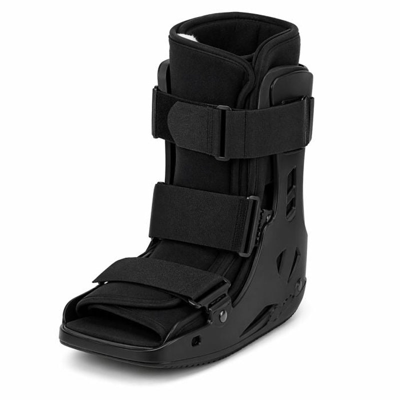 McKesson Air Walker Boot – Black Pneumatic Short Low-Top, Adult Large, Latex-Free | HCPCS L4360