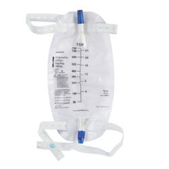 Urinary Night Drainage System Urocare Anti-Reflux Valve NonSterile 2000 mL High-Density Polyethylene (HDPE) | BOX