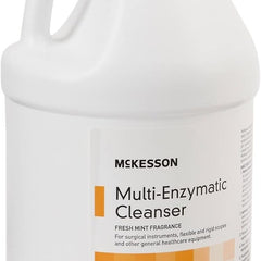 Multi-Enzymatic Instrument Detergent McKesson Liquid 1 gal. Jug Fresh Mint Scent, Packaging Type - Each