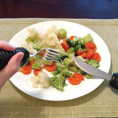 Make Eating Easier Big Grip Utensil Set  Blue Jay Brand