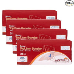 booster pad tranquility topliner 4 1 4 x 15 inch heavy absorbency super absorbent core super packaging type case