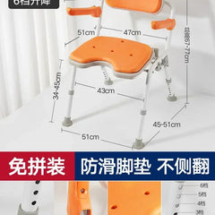 collapsible bath stool japanese antirollover nonslip chair for elderly and pregnant safe bathing comfort compact and secure