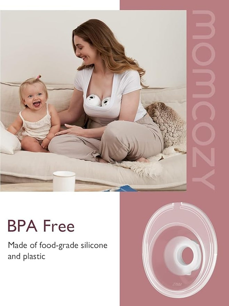momcozy flange for m5 wearable breast pump 27 millimeter momcozy flange mk1261813ea