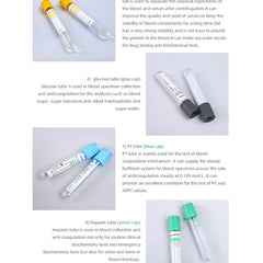 10pcs 50pcs disposable vacuum blood collection tube with separation gel coagulant lab medical blood collecting tube 1