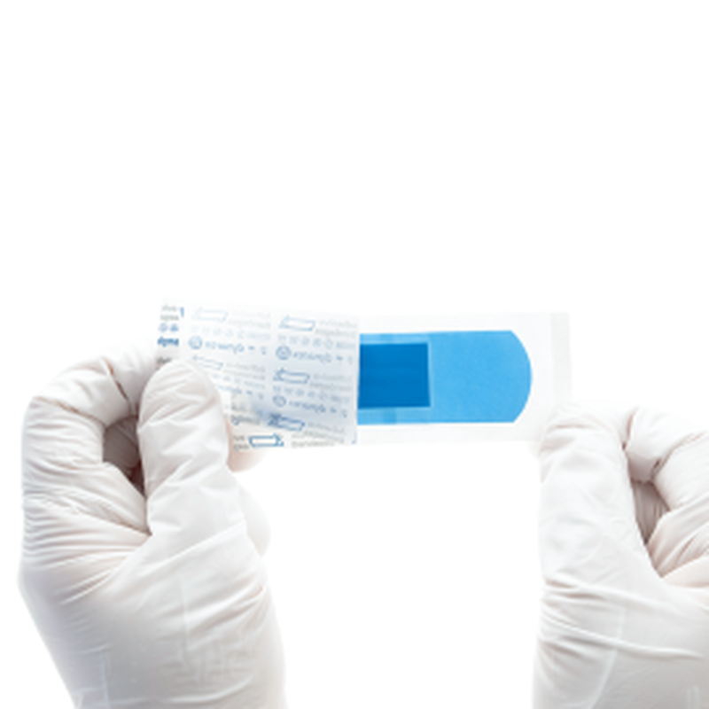 blue metal detectable plastic strip