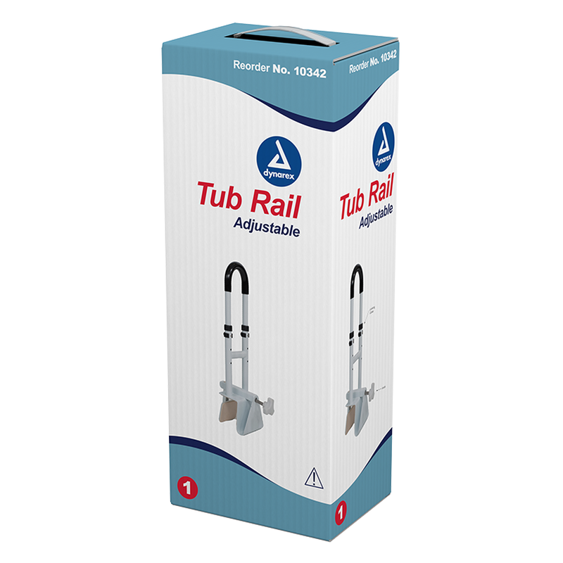 dynarex adjustable tub rail