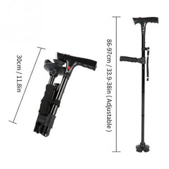 Collapsible Telescopic Folding Cane  All Care Store