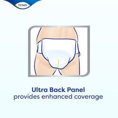 unisex adult incontinence brief tena complete care ultra medium disposable moderate absorbency packaging type case