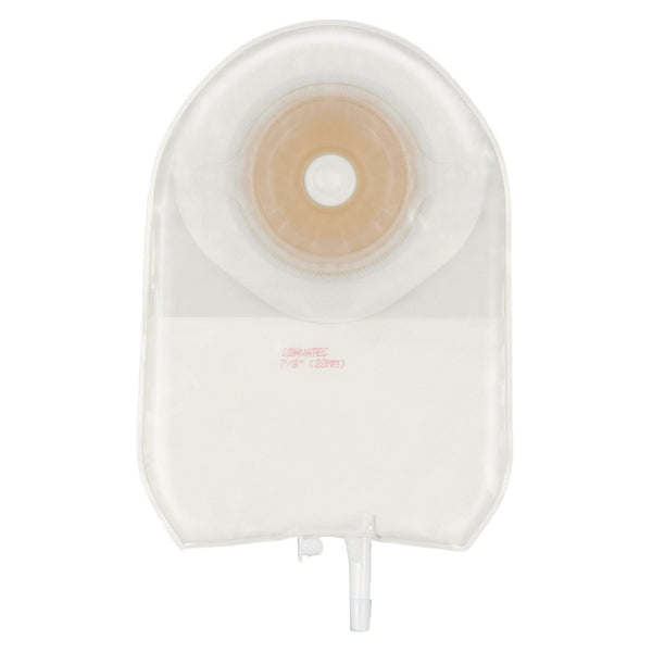 Urostomy Pouch ActiveLife One Piece System 9 Inch Length Convex, Pre Cut 1 Inch Stoma Drainable