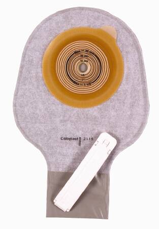 Urostomy Pouch Assura One Piece System 8 1/2 Inch Length Flat, Trim to Fit 5/8 to 1 3/8 Inch Stoma Drainable