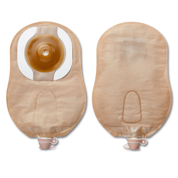 Urostomy Pouch Premier One Piece System 9 Inch Length Convex, Pre Cut 1 Inch Stoma Drainable