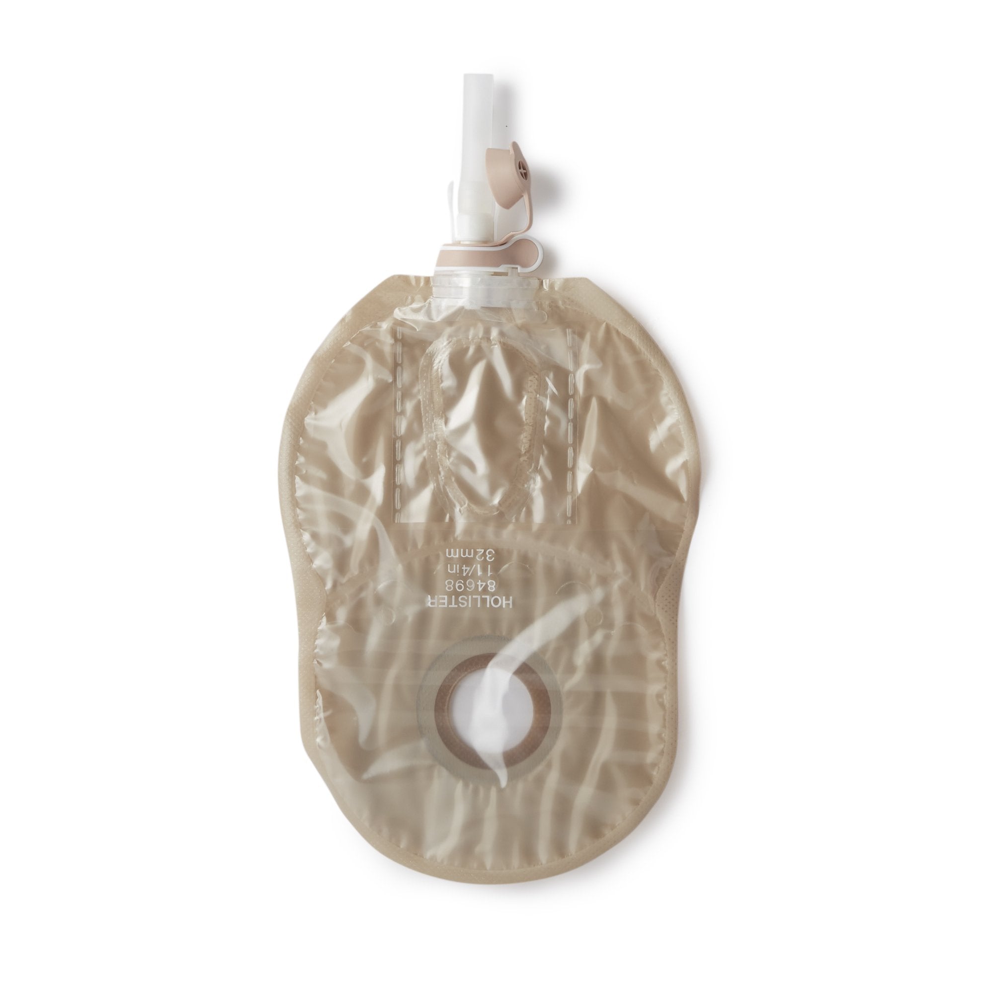 Urostomy Pouch Premier One Piece System 9 Inch Length Flat, Pre Cut 32 mm Stoma Drainable