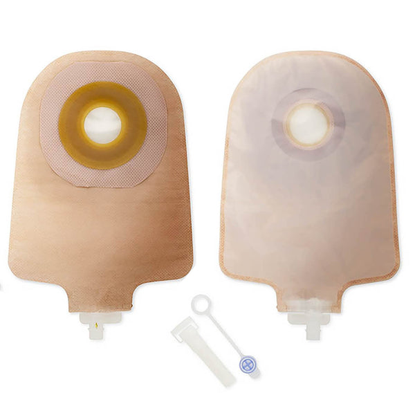 Urostomy Pouch Premier One Piece System 9 Inch Length Flat, Trim to Fit Up to 2 1/2 Inch Stoma Drainable