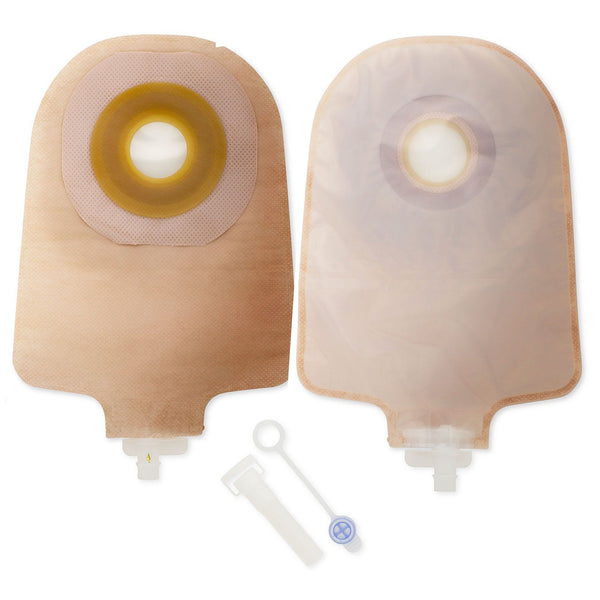 Urostomy Pouch Premier One Piece System 9 Inch Length 1 1/4 Inch Stoma Drainable