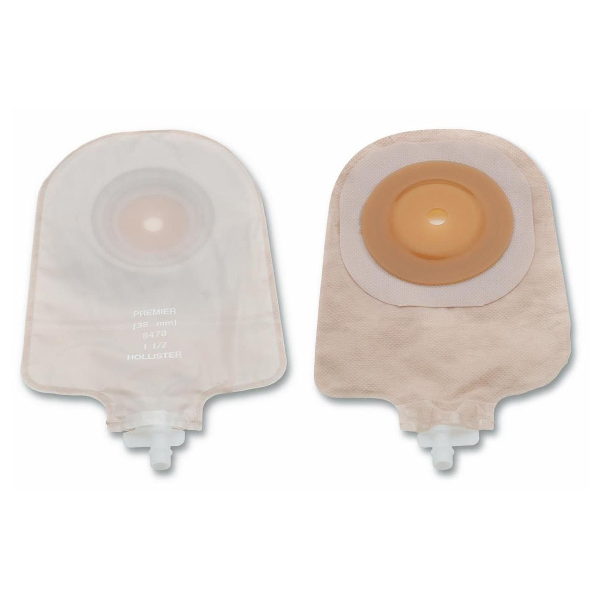 Urostomy Pouch Premier One Piece System 9 Inch Length Trim To Fit Up to 1 Inch Stoma Drainable