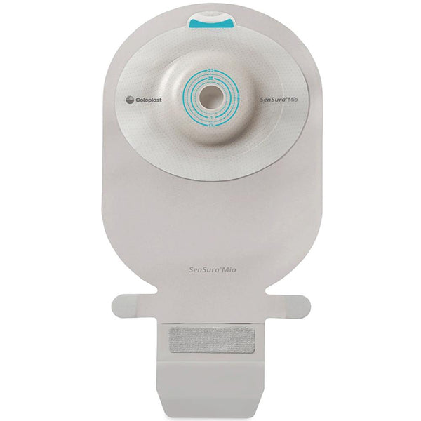 Urostomy Pouch SenSura Mio Convex One Piece System 10 1/2 Inch Length, Maxi Convex Light, Trim to Fit 3/8 to 7/8 Inch Stoma Drainable