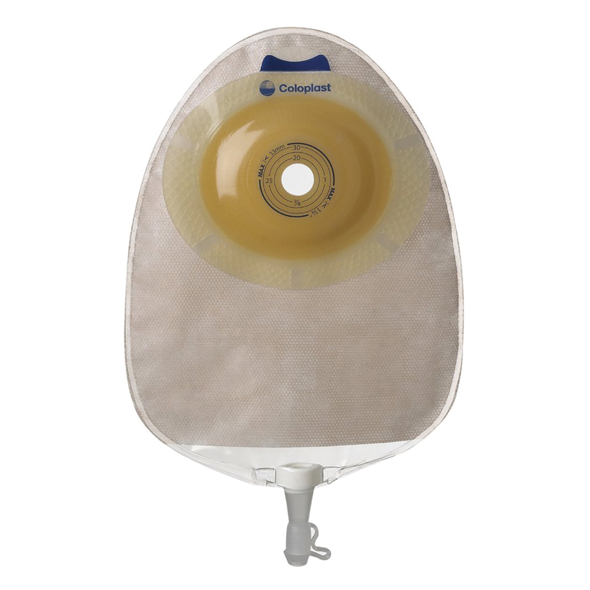 Urostomy Pouch SenSura One Piece System 10 3/8 Inch Length, Maxi Convex Light, Trim to Fit 5/8 to 1 5/16 Inch Stoma Drainable