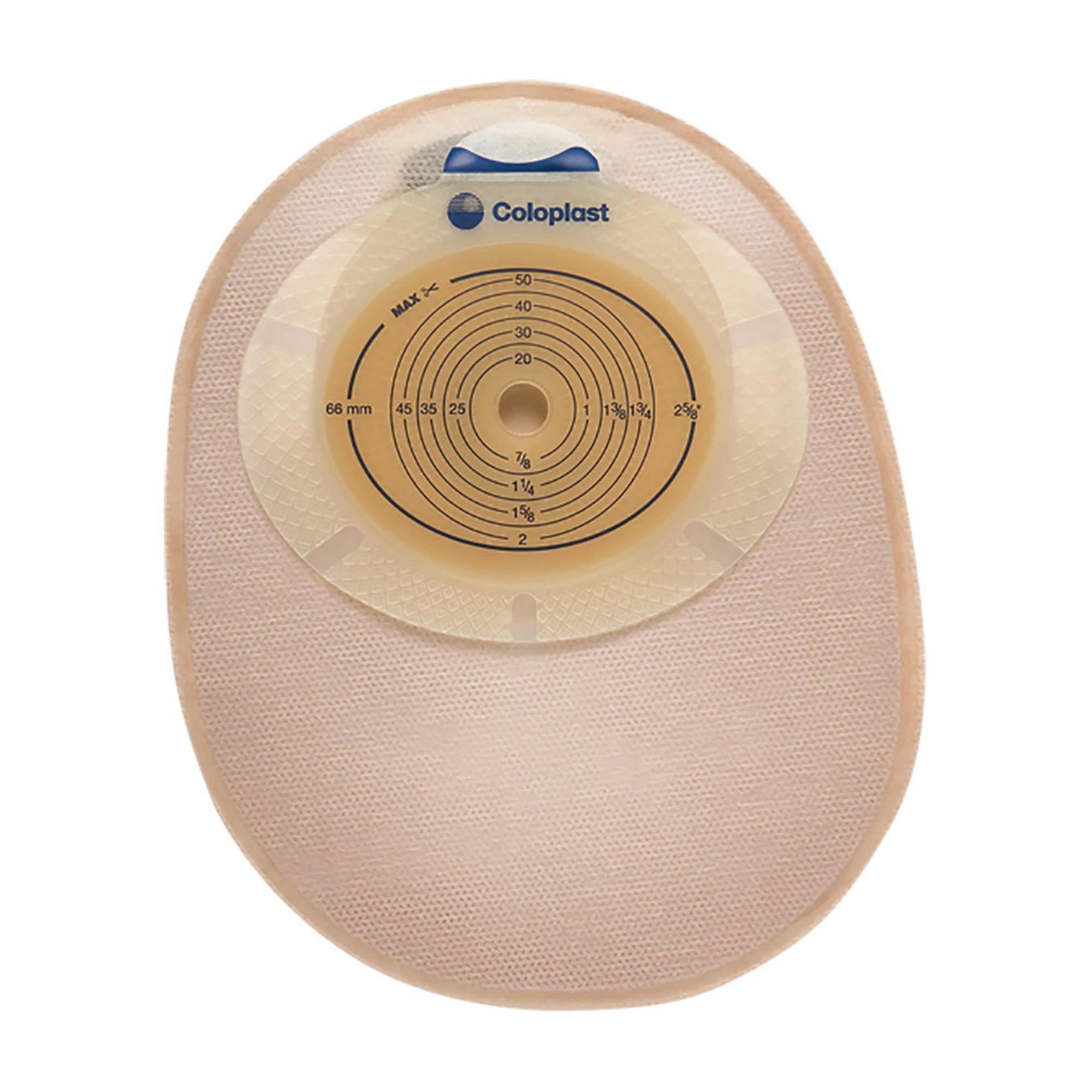 Ostomy Pouch SenSura One-Piece System 8-1/2 Inch Length, Maxi Flat, Trim to Fit 3/8 to 3 Inch Stoma Closed End, Packaging Type- Box