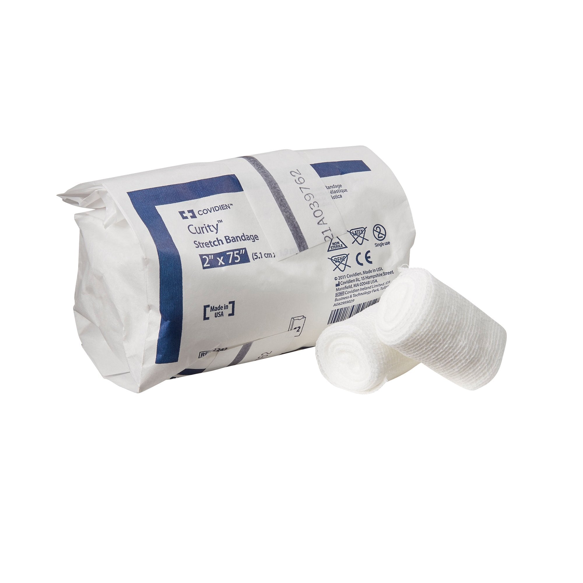 Conforming Bandage Curity™ 2 X 75 Inch 1-Ply NonSterile 12 per Pack