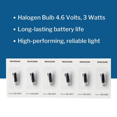 vaginal specula replacement bulb mckesson halogen 4 6 volt 3 watt packaging type each