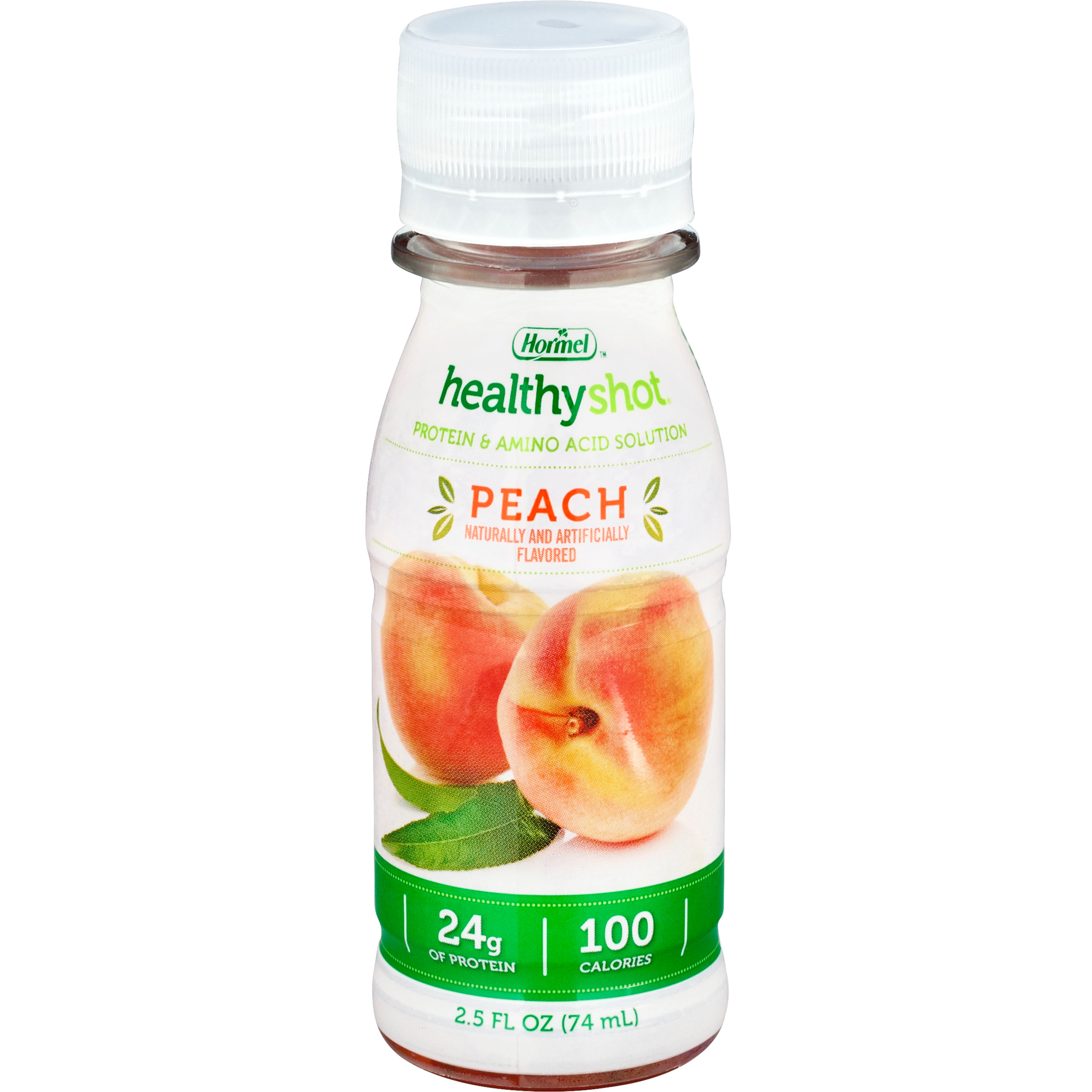 Oral Supplement Healthy Shot Peach Flavor Liquid 2.5 oz. Bottle, Packaging Type- Case