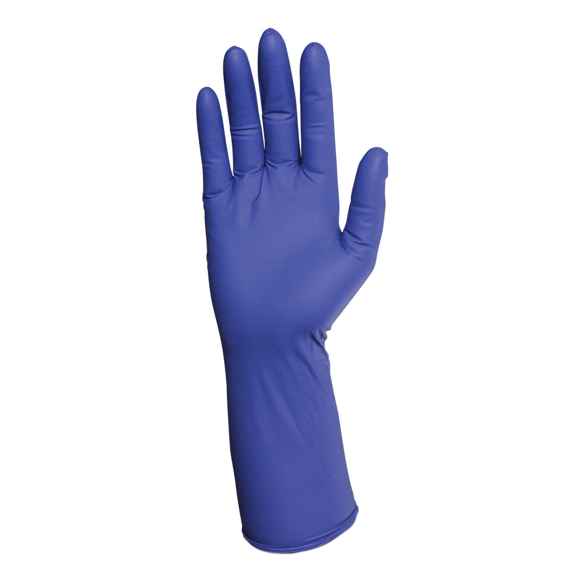 Exam Glove PremierPro Extended Cuff Medium NonSterile Nitrile Extended Cuff Length Textured Fingertips Blue Chemo Tested, Packaging Type- Box