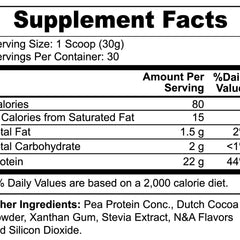 Vegan Pea Protein (Chocolate)