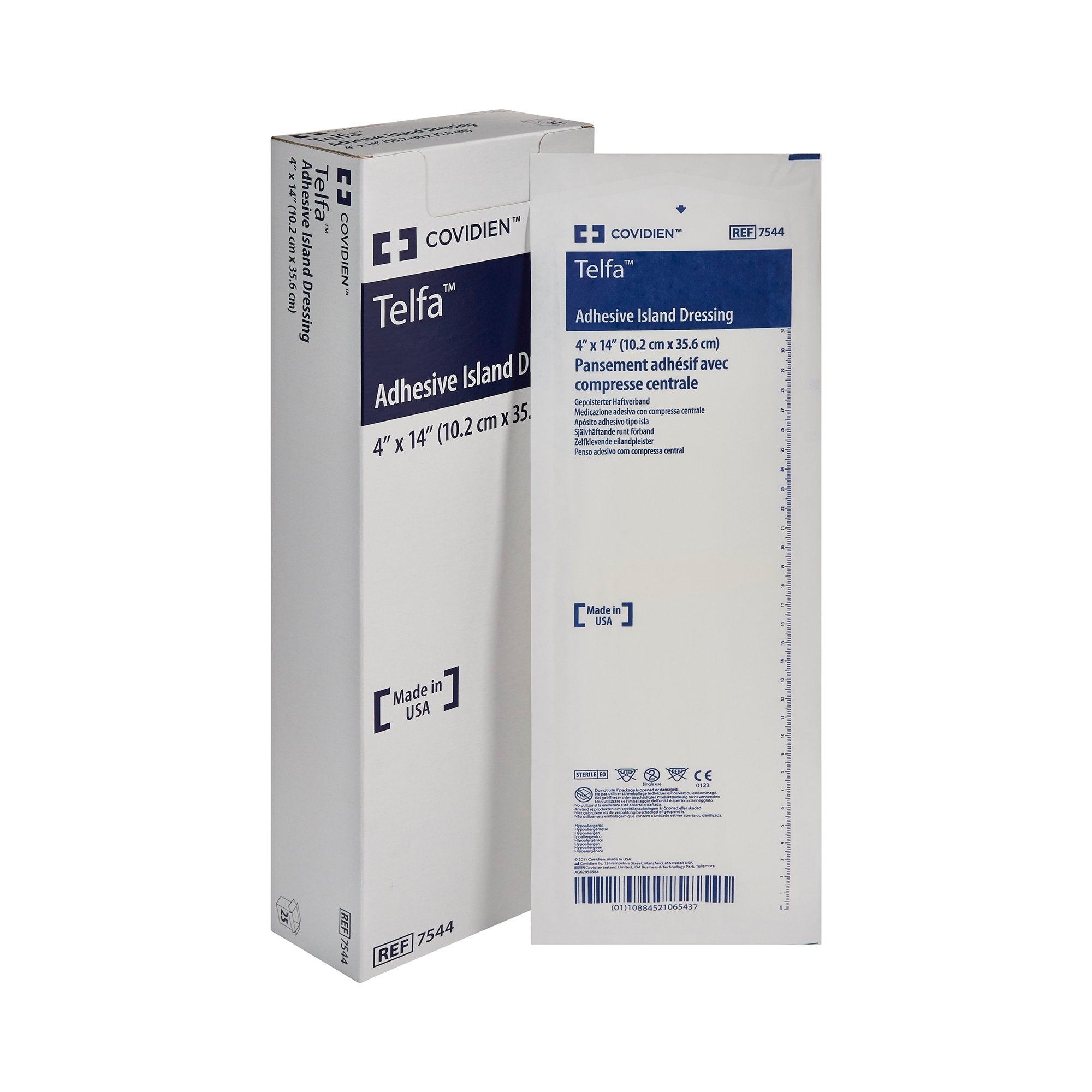 Island Dressing Telfa™ 4 X 14 Inch Rectangle Sterile