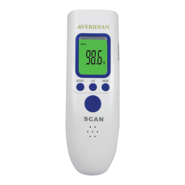 Non Contact Skin Surface Thermometer Veridian Infrared Skin Probe Handheld