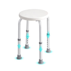 VEVOR Shower Chair for Inside Shower Adjustable Height Shower Stool Non-Slip Bench Bathtub Seat  for Elderly Disabled Adults