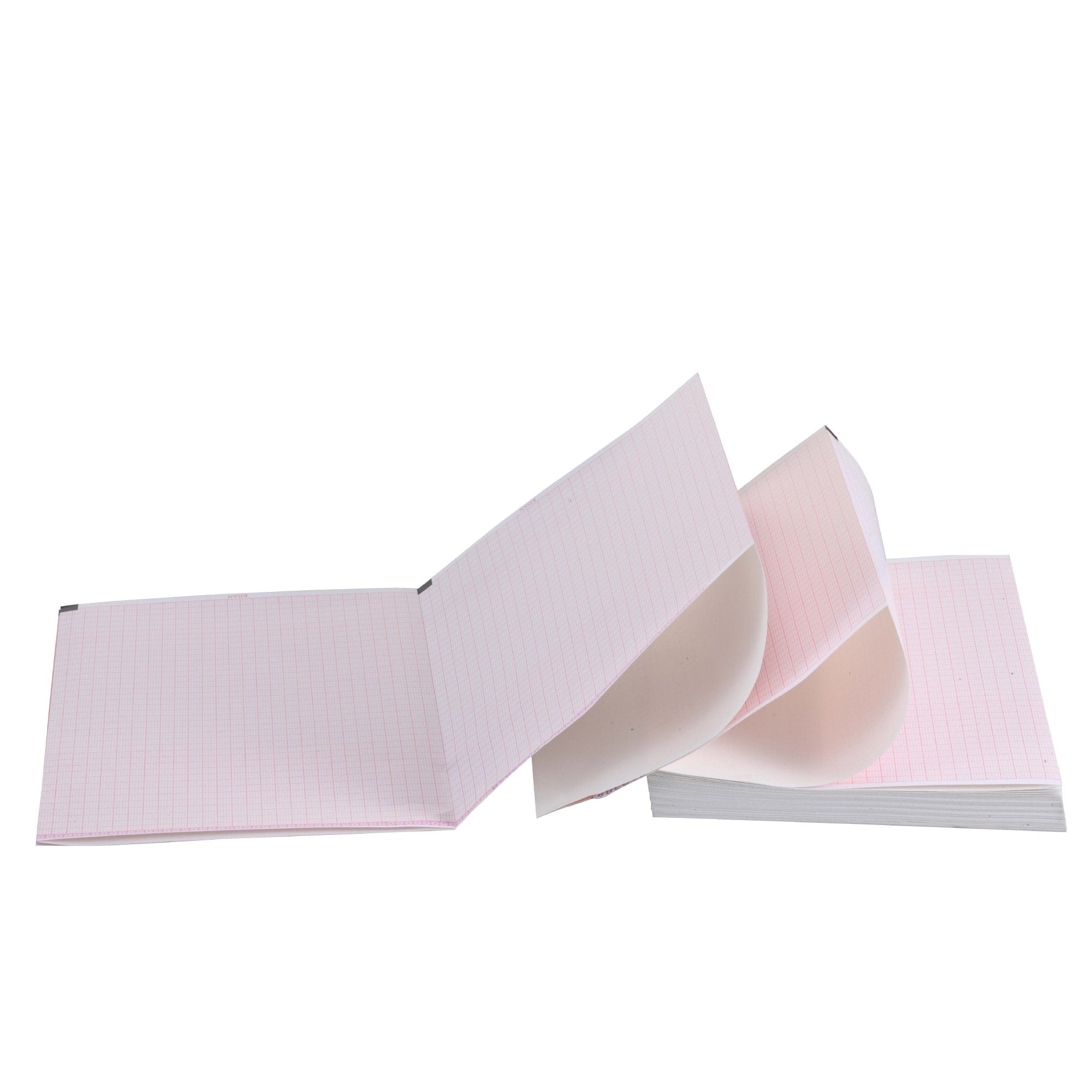 Recording Chart Paper Edan Z-Fold Red Grid