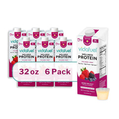 vidafuel wellness protein drink with collagen and whey berry delight flavor vida fuel wellness protein oral supplement mk1244683ea