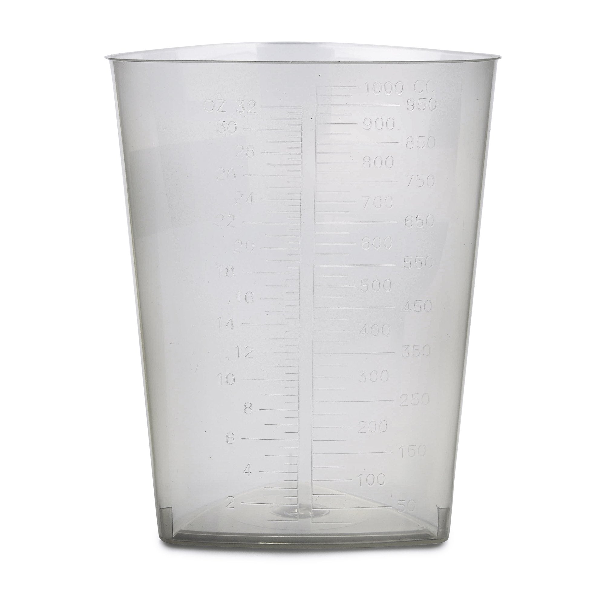 Graduated Container McKesson Triangular Polypropylene 1,000 mL (32 oz.), Packaging Type- Each