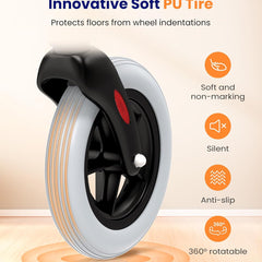 vocic z32 slim foldable indoor rollator