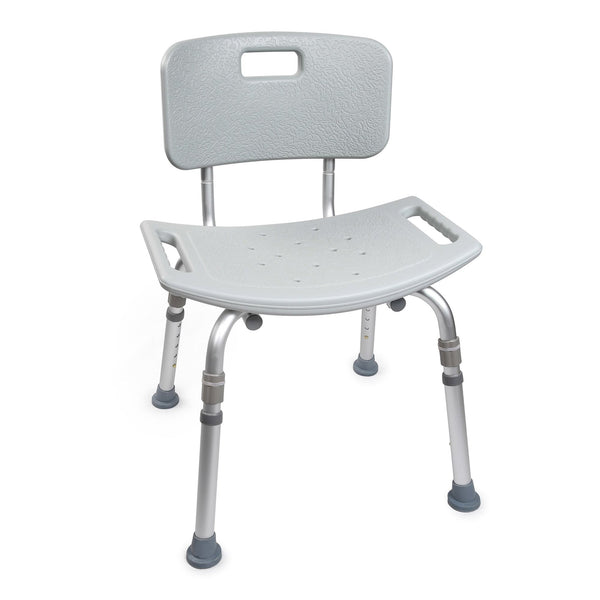 McKesson aluminum bath bench with support