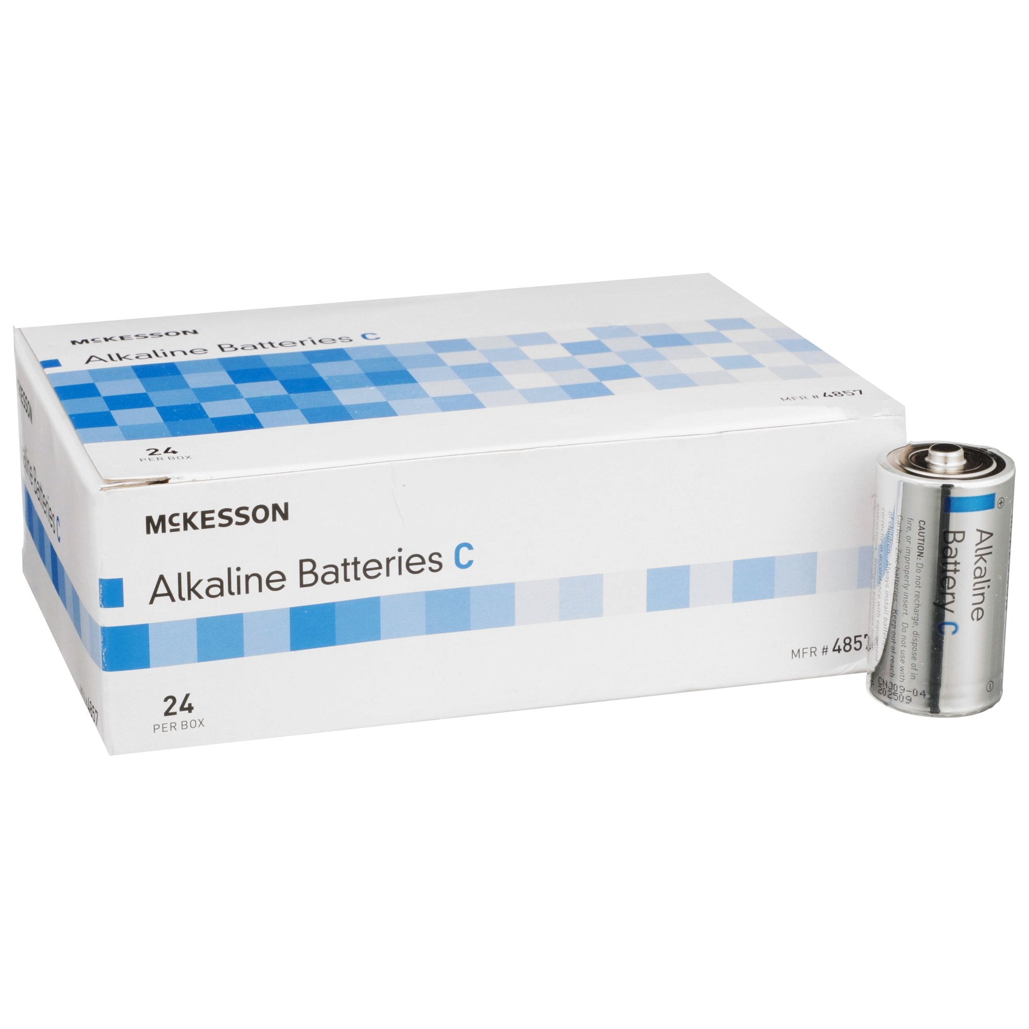 Alkaline Battery McKesson C Cell 1.5V Disposable 24 Pack, Packaging Type- Each