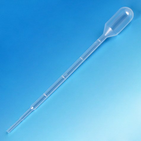 Globe Scientific Transfer Pipette 3 mL Graduated NonSterile, Packaging Type- Box