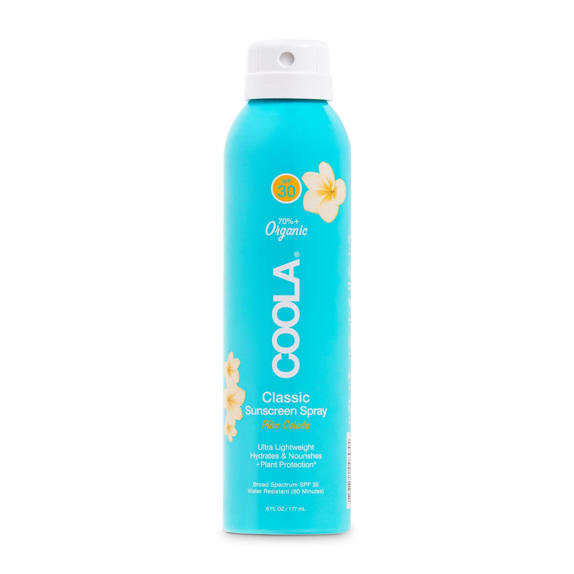 Sunscreen COOLAClassic SPF 30 Liquid 6 oz. Aerosol Can, Packaging Type- Case