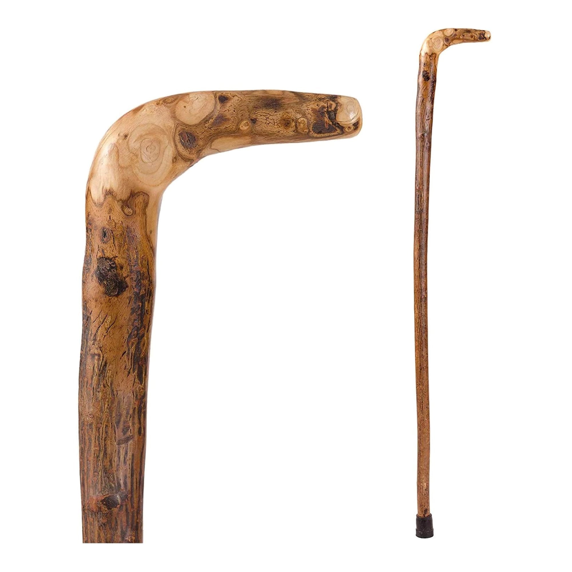 Walking Stick Brazos Root Wood 40 Inch Height Natural Hardwood